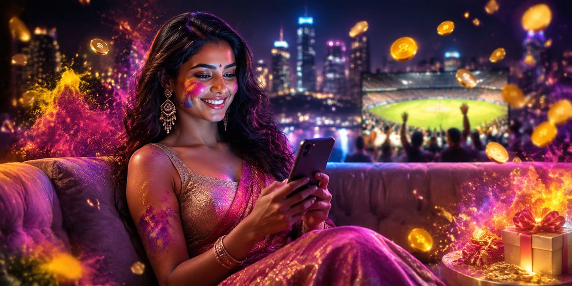 Indian festive register bonus promotion for online gaming